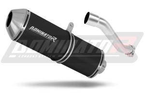 Yamaha XT 600 1990 - 2004 Avgas Ljuddämpare OVR SVART + dB killer