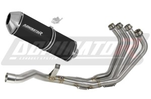 Yamaha XJ 6N S F 2009 - 2016 Komplett avgassystem LjuddämpareOVR SVART + dB killer