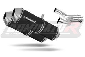 Yamaha XJ 600 DIVERSION 1992 - 2004 Avgas Ljuddämpare OVR SVART + dB killer