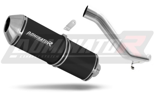 exhaust muffler DOMINATOR OVR BLACK fits the motorcycle Triumph TIGER EXPLORER 1200 2012   2015 3