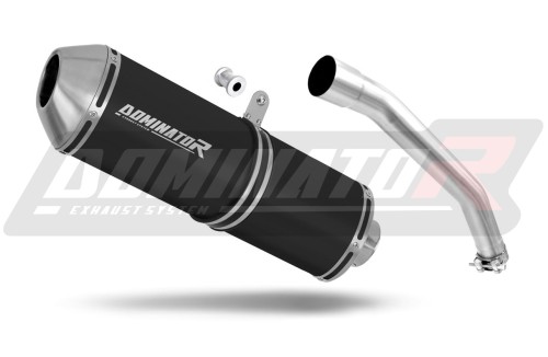 exhaust muffler DOMINATOR OVR BLACK fits the motorcycle Triumph TIGER 900 T709 1999   2000