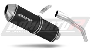 Triumph TIGER 800 XC / XR 2011 - 2014 Avgas Ljuddämpare OVR SVART + dB killer