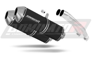Suzuki GSXR 1300 Hayabusa 2008 - 2019 Avgas Ljuddämpare OVR SVART + dB killer
