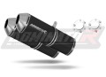 exhaust muffler DOMINATOR OVR BLACK fits the motorcycle Suzuki GSXR 1300 Hayabusa 1999   2007