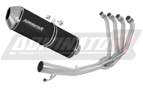 kompletny układ wydechowy z tłumikiem DOMINATOR Full System OVR CZARNY pasujący do motocykla Suzuki GSF 1250 N / S BANDIT 2007 - 2016