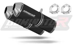 Suzuki SV 1000 S 2003 - 2007 Avgas Ljuddämpare OVR SVART + dB killer
