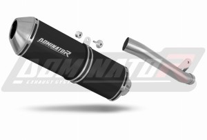 Suzuki GSXR 1000 K1 - K4 2001 - 2004 Avgas Ljuddämpare OVR SVART + dB killer