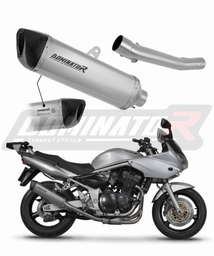 exhaust muffler DOMINATOR homologated road legal titanium HP6 fits the motorcycle Suzuki GSF BANDIT 1200 2001   2005