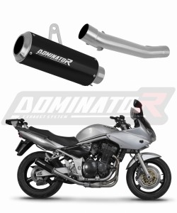 Suzuki GSF BANDIT 1200 2001 - 2005 Avgas Ljuddämpare GP SVART + dB killer