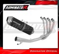 complete exhaust system with muffler DOMINATOR Full System OVR BLACK fits to Suzuki GSF 650 BANDIT N / S 2007  2016 2
