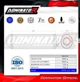 kompletny układ wydechowy z tłumikiem DOMINATOR Full System OVR CZARNY pasujący do motocykla Suzuki GSF 650 BANDIT N / S 2007 - 2016 3