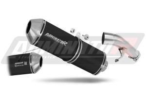 Suzuki GSF 650 BANDIT N / S  2007 - 2016 EU-godkänd Avgas Ljuddämpare OVR SVART