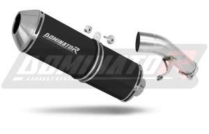 Suzuki GSF 650 BANDIT N / S 2007 - 2016 Avgas Ljuddämpare OVR SVART + dB killer
