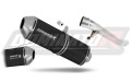 exhaust muffler DOMINATOR homologated road legal OVR BLACK fits the motorcycle Suzuki GSF 650 BANDIT N / S 2005   2006