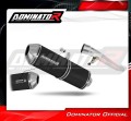 exhaust muffler DOMINATOR homologated road legal OVR BLACK fits the motorcycle Suzuki GSF 650 BANDIT N / S 2005   2006 3