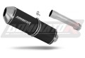 exhaust muffler DOMINATOR OVR BLACK fits the motorcycle Suzuki DR 650 R / RU / S 1990   1995