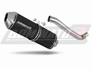 Suzuki DR 650SE 1997 - 2009 Avgas Ljuddämpare OVR SVART + dB killer