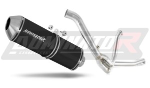 Suzuki DL 650 V Strom 2007 - 2011 Avgas Ljuddämpare OVR SVART + dB killer