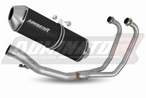 Suzuki GS 500E 1989 - 2009 EXHAUST Collector Manifold Full System Muffler Auspuff Sportauspuff Silencer Echappement Silencieux Scarico Scarichi Escape Wydech Tłumik OVR BL Dominator Exhaust System x