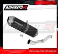 exhaust muffler DOMINATOR OVR BLACK fits the motorcycle Suzuki BURGMAN 400 2007   2016 2