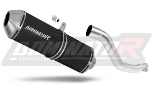 Suzuki DR 125 Avgas Ljuddämpare OVR SVART + dB killer