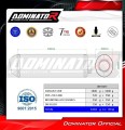 exhaust muffler DOMINATOR OVR BLACK fits to Kawasaki ZZR 1400 2006  2011 2