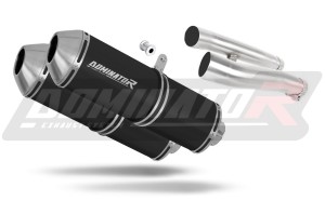 Kawasaki ZZR 1200 2002 - 2005 Avgas Ljuddämpare OVR SVART + dB killer