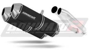 Kawasaki Z1000 2003 - 2006 Avgas Ljuddämpare OVR SVART + dB killer
