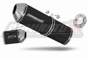 Kawasaki ZR7 / ZR7S 1999 - 2004 EU-godkänd Avgas Ljuddämpare OVR SVART
