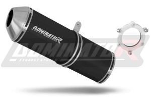 Kawasaki ZX6R 1998 - 2002 Avgas Ljuddämpare OVR SVART + dB killer