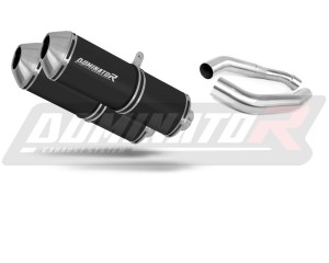 Honda VTR 1000F Firestorm 2002 - 2006 Avgas Ljuddämpare OVR SVART + dB killer