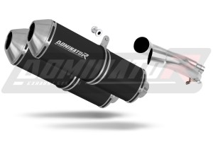 Honda CBF 1000 2006 - 2009 Avgas Ljuddämpare OVR SVART + dB killer