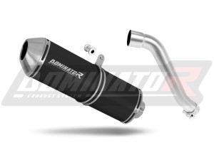 Honda XL 650 V TRANSALP 2001 - 2007 Avgas Ljuddämpare OVR SVART + dB killer