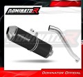 exhaust muffler DOMINATOR OVR BLACK fits the motorcycle Honda XL 600 V TRANSALP 1987   2000