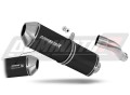 exhaust muffler DOMINATOR homologated road legal OVR BLACK fits the motorcycle Honda CBR 600F PC41 2011   2015