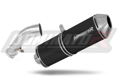 exhaust muffler DOMINATOR OVR BLACK fits the motorcycle BMW R1200RT 2004   2009