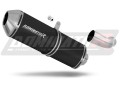 exhaust muffler DOMINATOR OVR BLACK fits the motorcycle BMW K1200R 2005   2009