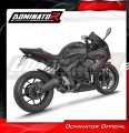 Honda CB 650 R / E-Clutch 2024 - 2025 Collector Manifold Full Exhaust System Muffler Auspuff Sportauspuff Silencer Echappement Silencieux Scarico Scarichi Escape Wydech Tłumik HP8 BLACK Dominator Exhaust System 3