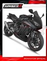 complete exhaust system with muffler DOMINATOR Full System S6 fits the motorcycle Honda CB 650 R / E Clutch 2024   2025 3