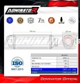 exhaust muffler DOMINATOR S6 fits to Suzuki GSF BANDIT N / S 600 1995  1999 4