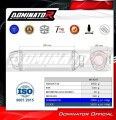 wydech tłumik DOMINATOR S6 pasujący do motocykla Suzuki GSF BANDIT 1200 1996 - 2000 4