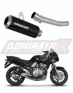 Suzuki GSF BANDIT N / S 600 1995 - 1999 Avgas Ljuddämpare GP SVART + dB killer