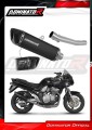 exhaust muffler DOMINATOR homologated road legal HP6 BLACK fits the motorcycle Suzuki GSF BANDIT N / S 600 1995   1999 2