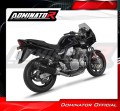 exhaust muffler DOMINATOR homologated road legal HP6 BLACK fits the motorcycle Suzuki GSF BANDIT N / S 600 1995   1999 4