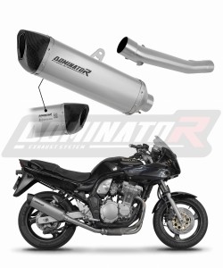Suzuki GSF BANDIT 1200 1996 - 2000 EU-godkänd Avgas Ljuddämpare Titan HP6