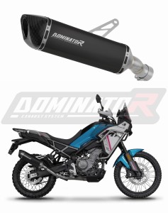 CF MOTO 450 MT 2024 Avgas Ljuddämpare HP6 SVART + dB killer