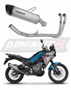 CF MOTO 450 MT 2024 Komplett avgassystem LjuddämpareTitan HP6 + dB killer