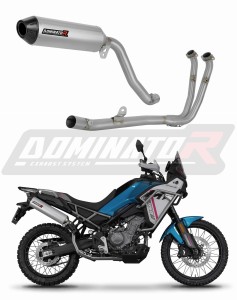 CF MOTO 450 MT 2024 Komplett avgassystem LjuddämpareMX2 + dB killer