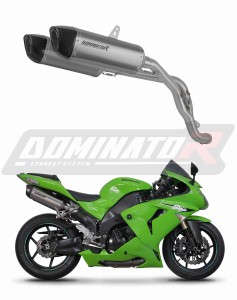 Kawasaki ZX10R 2006 - 2007 Avgas Ljuddämpare Titan HP6 + dB killer