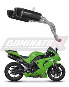 Kawasaki ZX10R 2006 - 2007 Avgas Ljuddämpare HP6 SVART + dB killer
